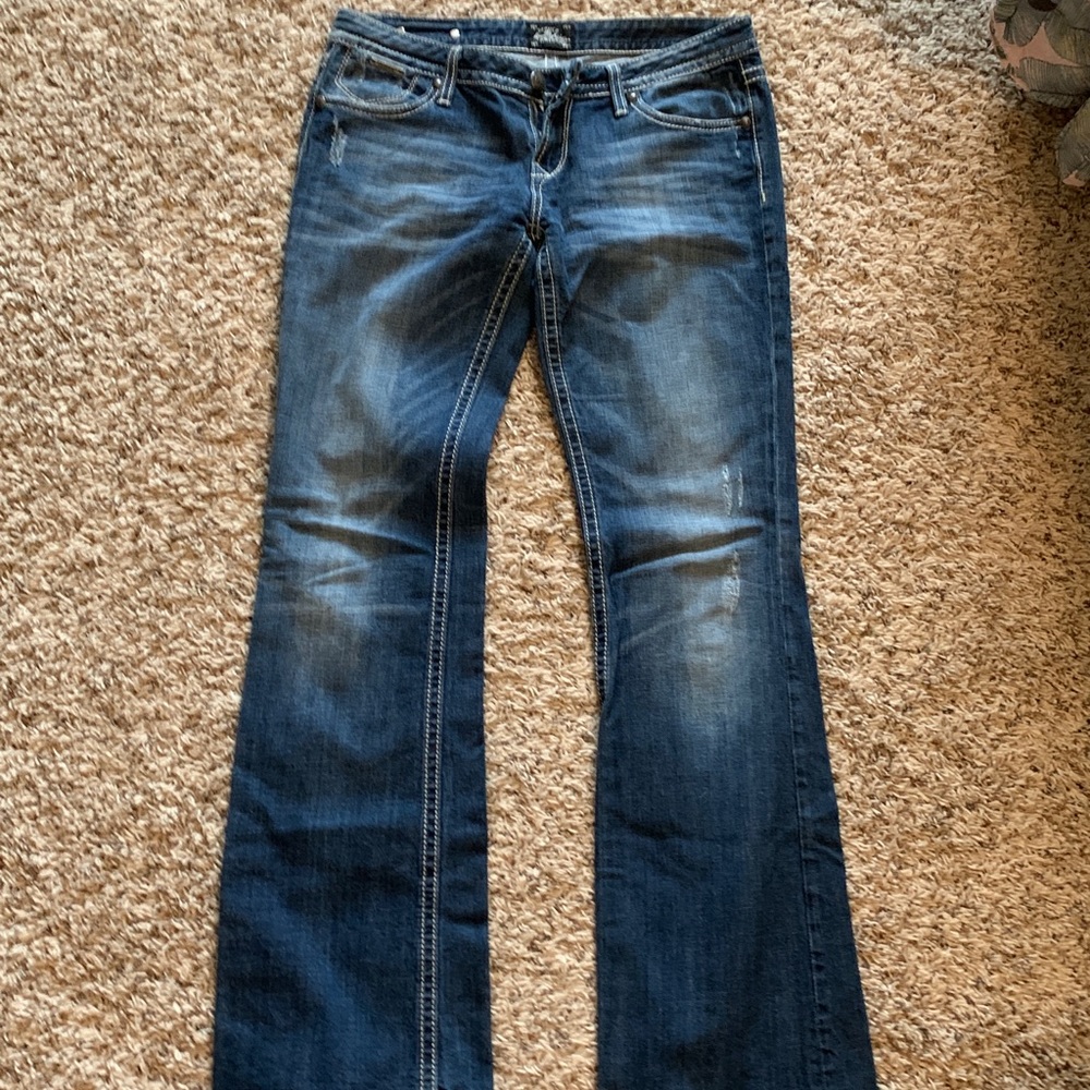 Express ReRock boot cut jeans